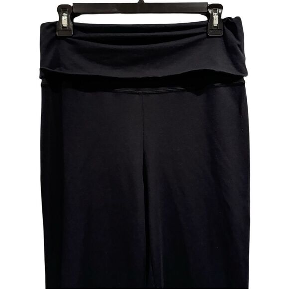 Aerie Superflare Foldover Black Leggings Size L NWOT - Picture 4 of 5